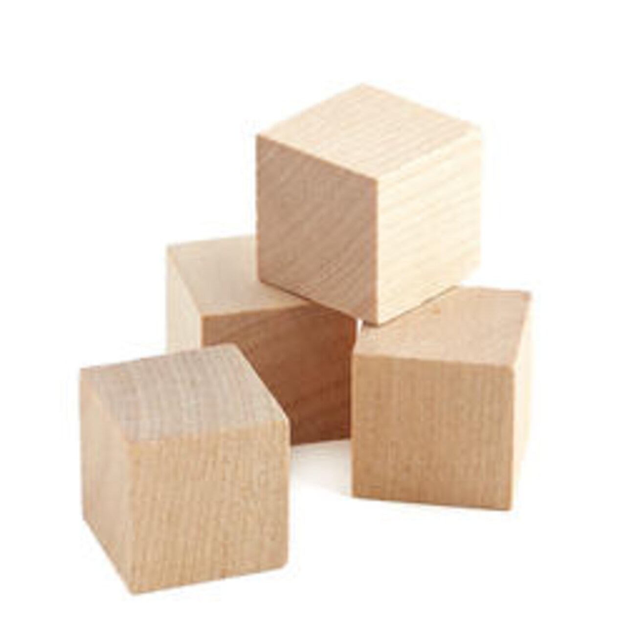 Wood Cubes 3/4" – 72 Pack | Unfinished Wooden Blocks for Crafts, DIY Projects & Classroom Activities